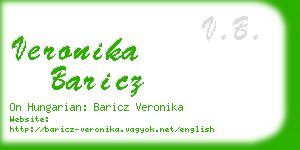 veronika baricz business card